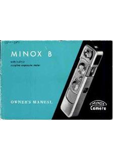 Minox B manual. Camera Instructions.